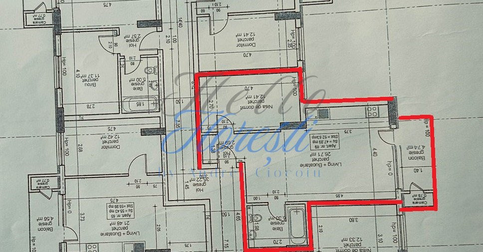 Apartament 2 camere, 48 mp, zona BMW