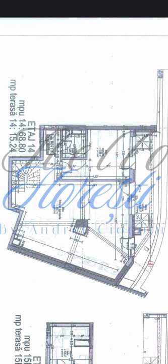 Penthouse pe 3 etaje, 130 mp, semifinisat, in ansamblul rezidential Wings