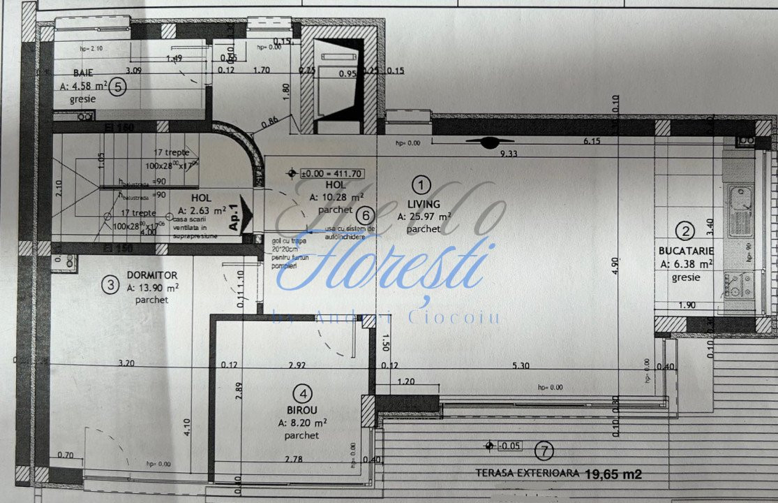 Apartament ULTRAFINISAT, 3 camere, 70 mp, Zona Taietura Turcului