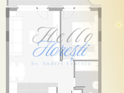 Apartament 2 camere, semifinisate, 45 mp, Zona Eroilor