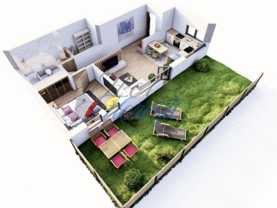 Apartament 2 Camere, Semifinisat, 50 mp, Cu Gradina, Zona Ira