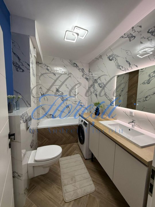 Apartament Ultrafinisat 3 camere cu gradina, mobilat utilat, 54 mp, Zona Terra 
