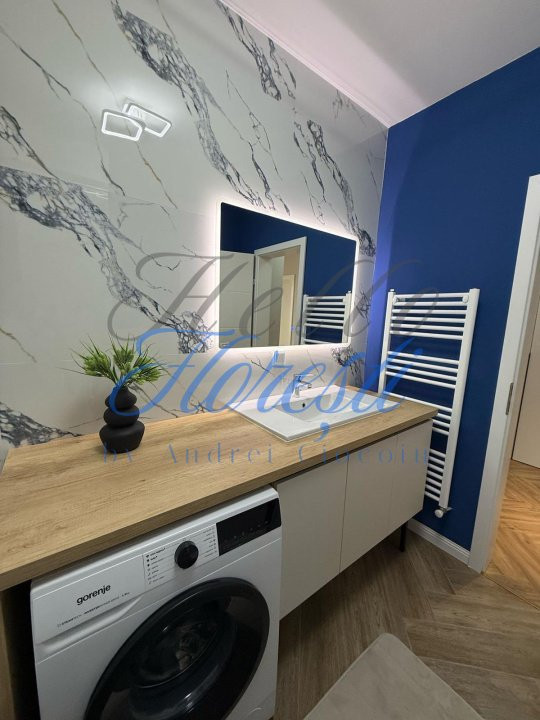 Apartament Ultrafinisat 3 camere cu gradina, mobilat utilat, 54 mp, Zona Terra 
