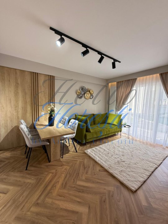 Apartament Ultrafinisat 2 camere cu gradina, mobilat utilat, 41 mp, Zona Terra