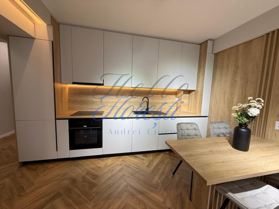 Apartament Ultrafinisat 2 camere cu gradina, mobilat utilat, 41 mp, Zona Terra