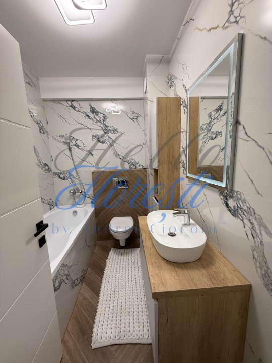 Apartament Ultrafinisat 2 camere cu gradina, mobilat utilat, 41 mp, Zona Terra