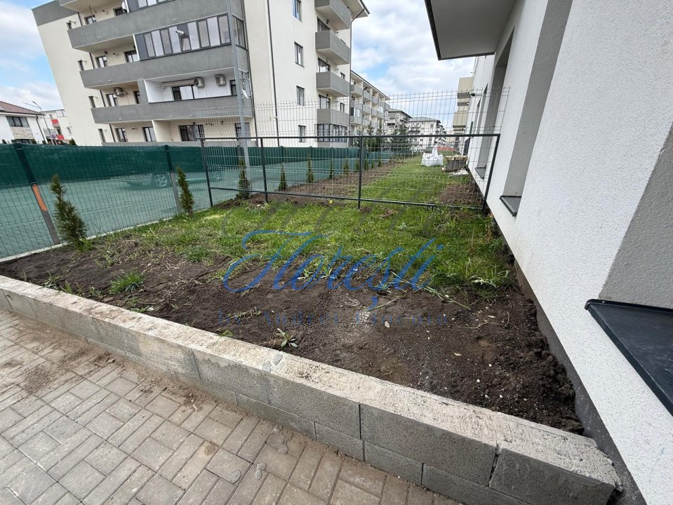 Apartament Ultrafinisat 2 camere cu gradina, mobilat utilat, 41 mp, Zona Terra