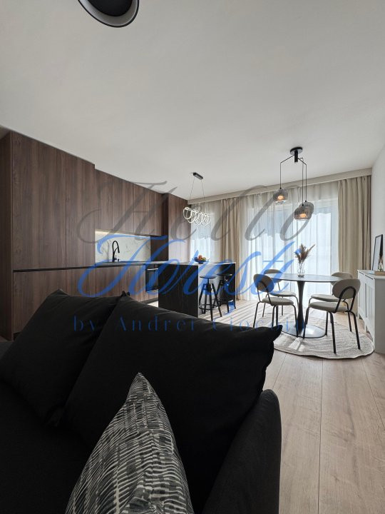 Apartament Ultrafinisat, 2 camere cu gradina, mobilat utilat, 50 mp, Zona Terra