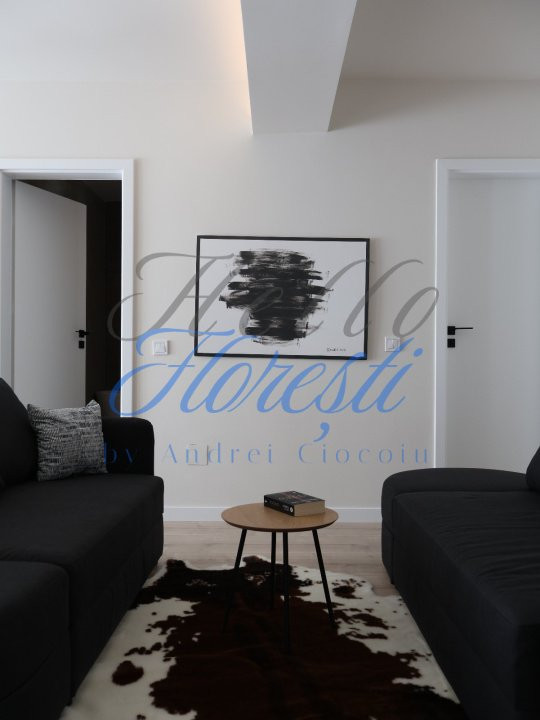 Apartament Ultrafinisat, 2 camere cu gradina, mobilat utilat, 50 mp, Zona Terra