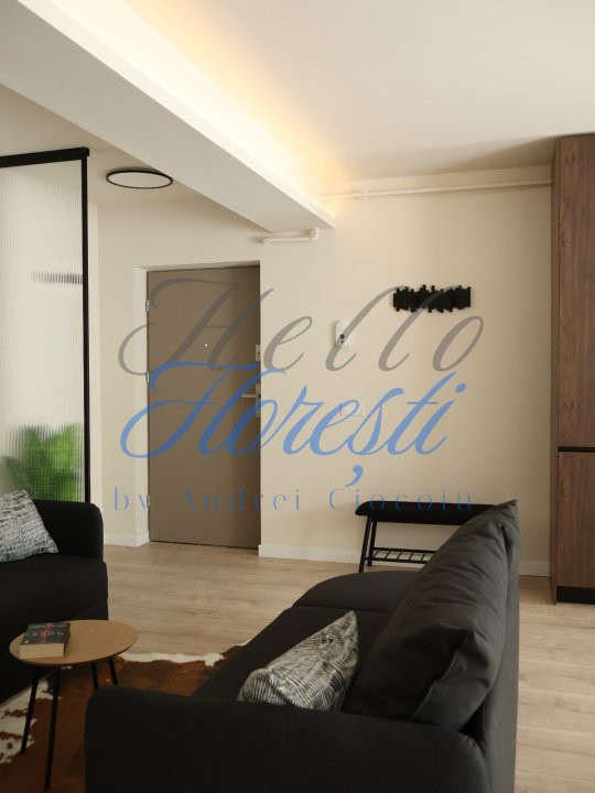 Apartament Ultrafinisat, 2 camere cu gradina, mobilat utilat, 50 mp, Zona Terra