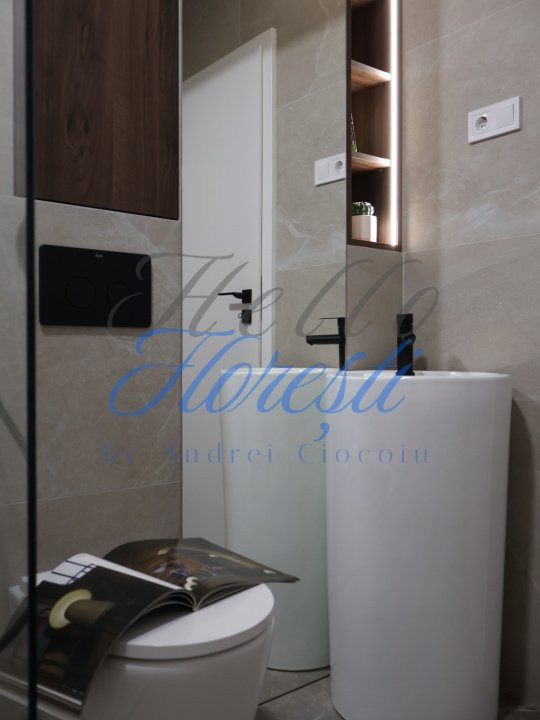 Apartament Ultrafinisat, 2 camere cu gradina, mobilat utilat, 50 mp, Zona Terra