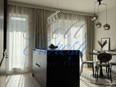 Apartament Ultrafinisat, 2 camere cu gradina, mobilat utilat, 50 mp, Zona Terra