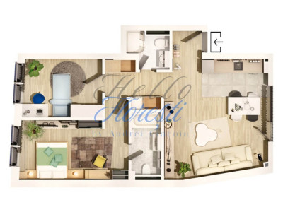 Apartament 3 camere, semifinisat, 68 mp, Centrul Clujului!