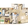 Apartament 3 camere, semifinisat, 68 mp, Centrul Clujului!