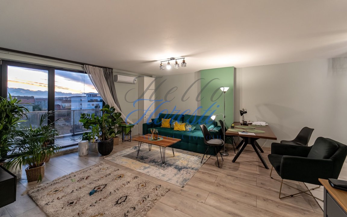 Apartament 3 camere, 85 mp, mobilat utilat, zona Semicentrala