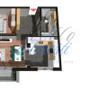 Apartament 2 camere, finisat, 56 mp, Zona Teilor