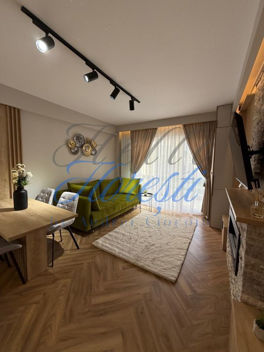Apartament Ultrafinisat 2 camere cu gradina, mobilat utilat, 41 mp, Zona Terra