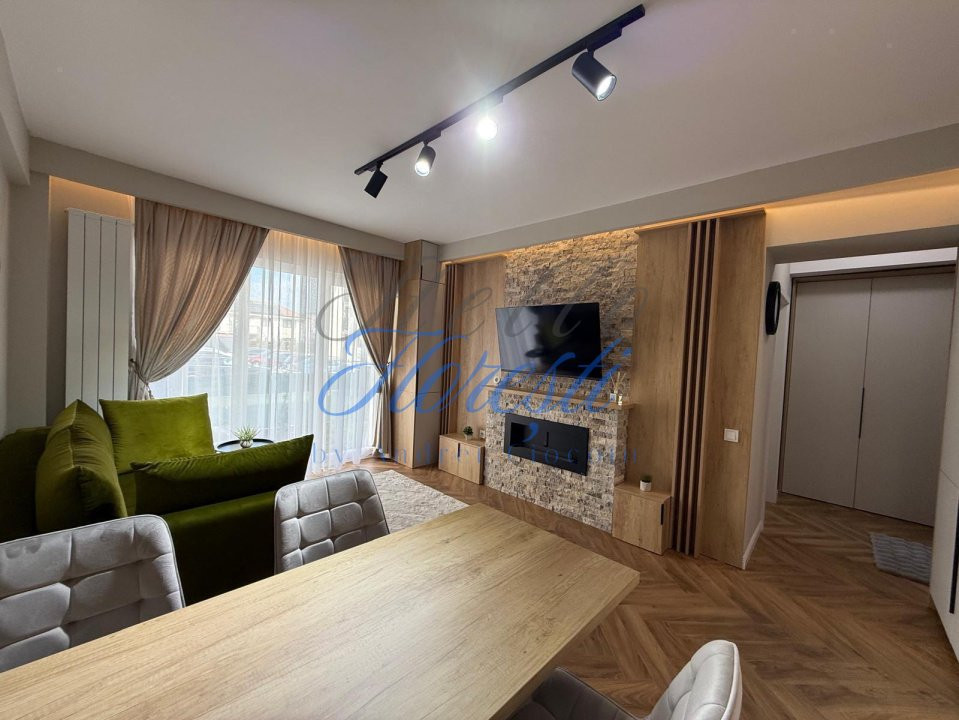 Apartament Ultrafinisat 2 camere cu gradina, mobilat utilat, 41 mp, Zona Terra