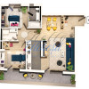 Apartament 3 camere, semifinisat, 92 mp, cu terasa, Zona Centrul Clujului!
