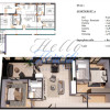Apartament 3 camere cu terasa, semifinisat, 80 mp, zona Terra Gardens, Chinteni 