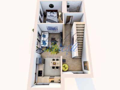 Apartament 4 Camere, Pe 2 Nivele, Semifinisat, 80 mp, Zona Ira