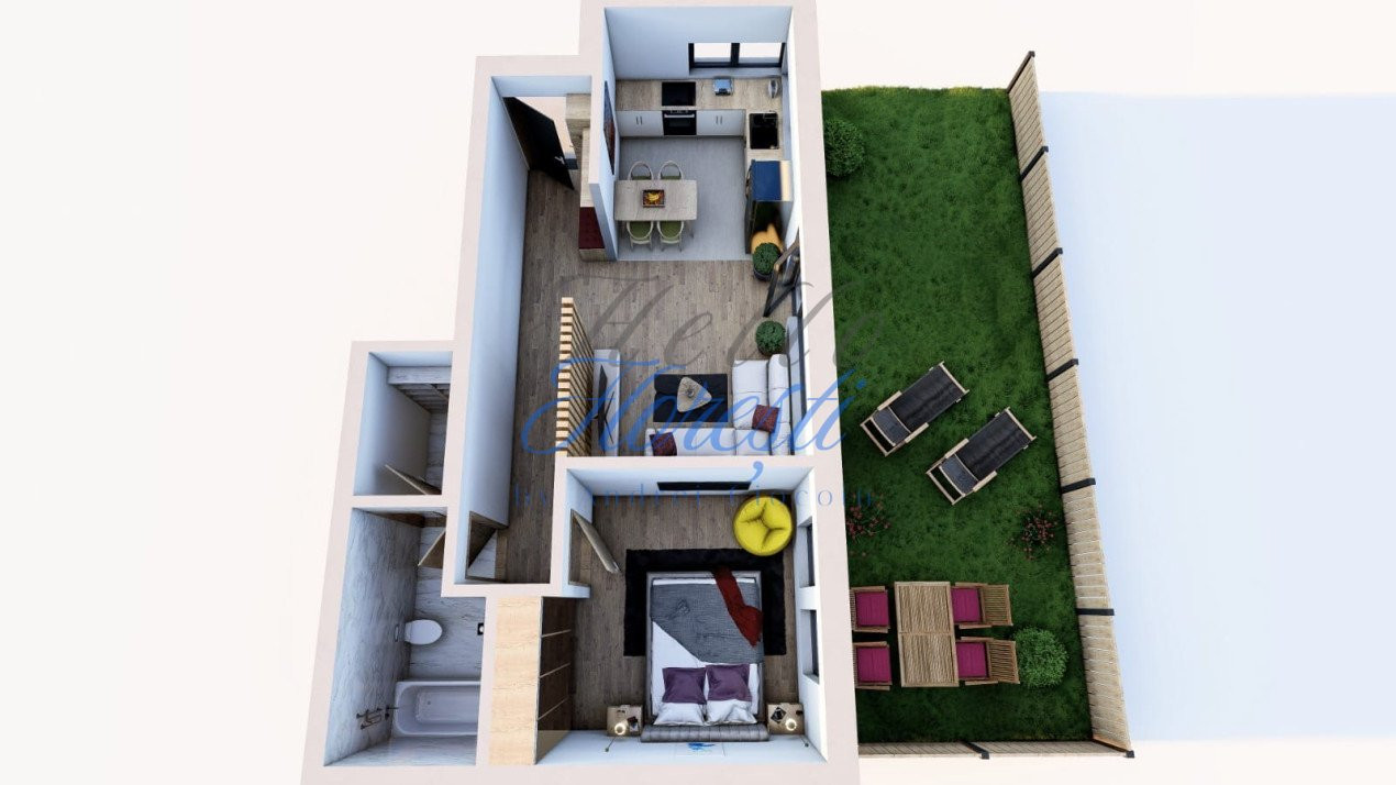 Duplex semifinisat, 130 mp, Zona Ira