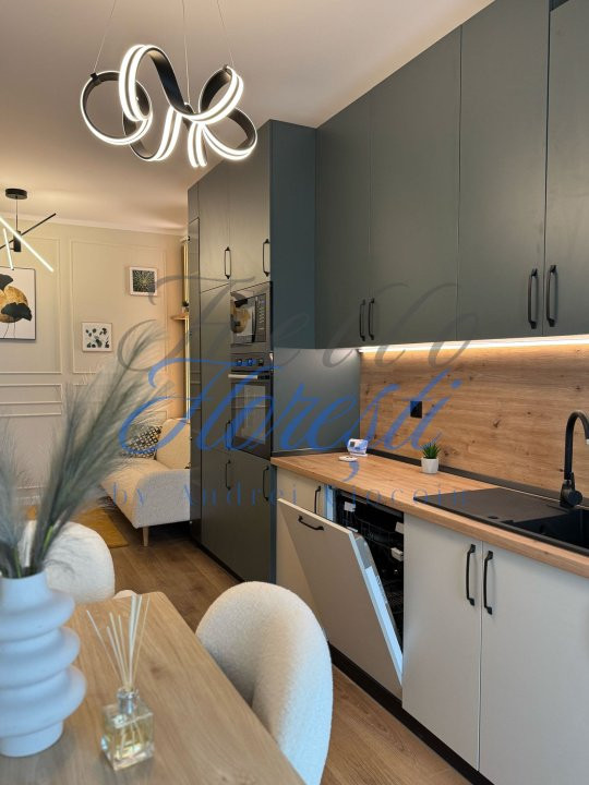 Apartament 3 camere ultrafinisat, 56 mp, mobilat utilat, zona Eroilor