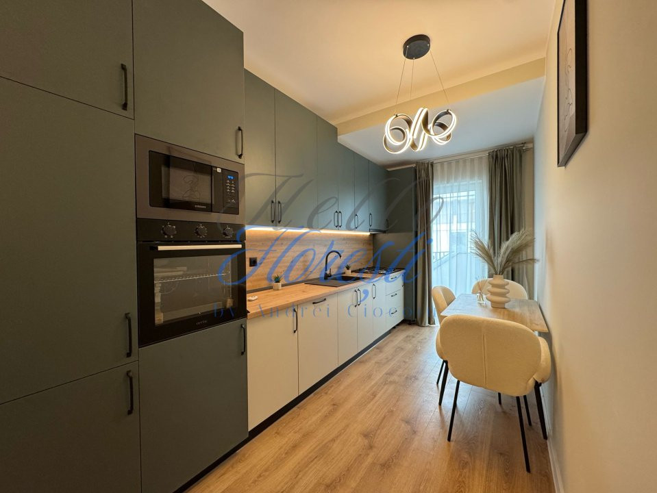 Apartament 3 camere ultrafinisat, 56 mp, mobilat utilat, zona Eroilor