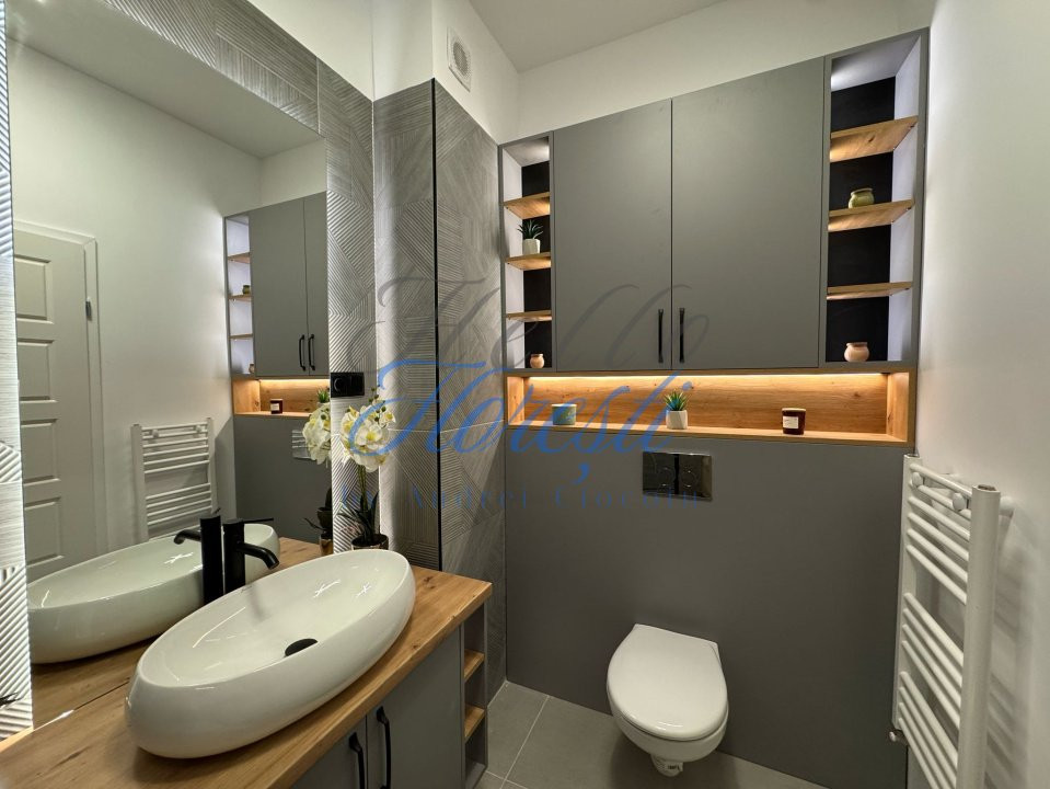 Apartament 3 camere ultrafinisat, 56 mp, mobilat utilat, zona Eroilor