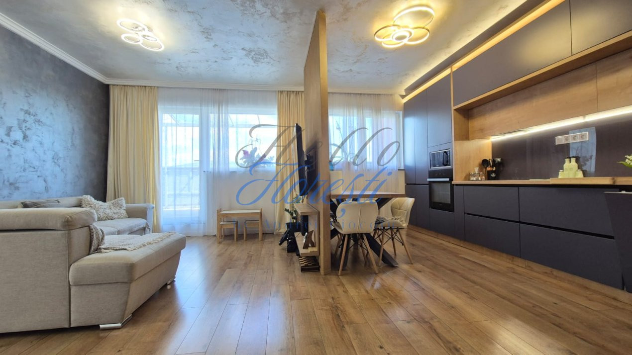 Apartament 3 camere UNICAT SU 57mp terasa 53mp,panouri fotovoltaice, zona Baciu
