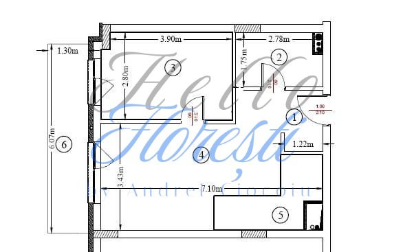 Apartament 2 camere, 42 mp zona Iris