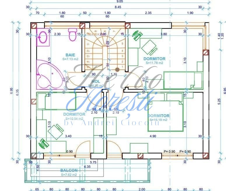 Casa individuala, 150 mp, 504 mp teren – Dezmir