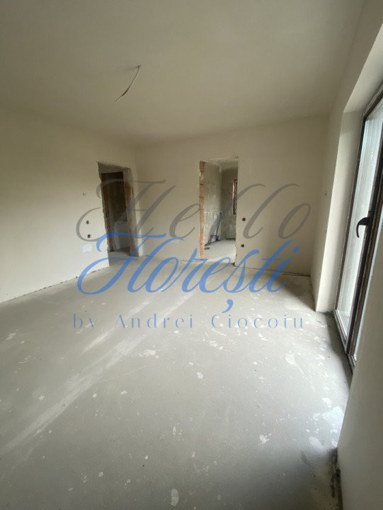 Casa cuplata, 160 mp utili, semifinisat, 2 parcari, zona Luna de Sus