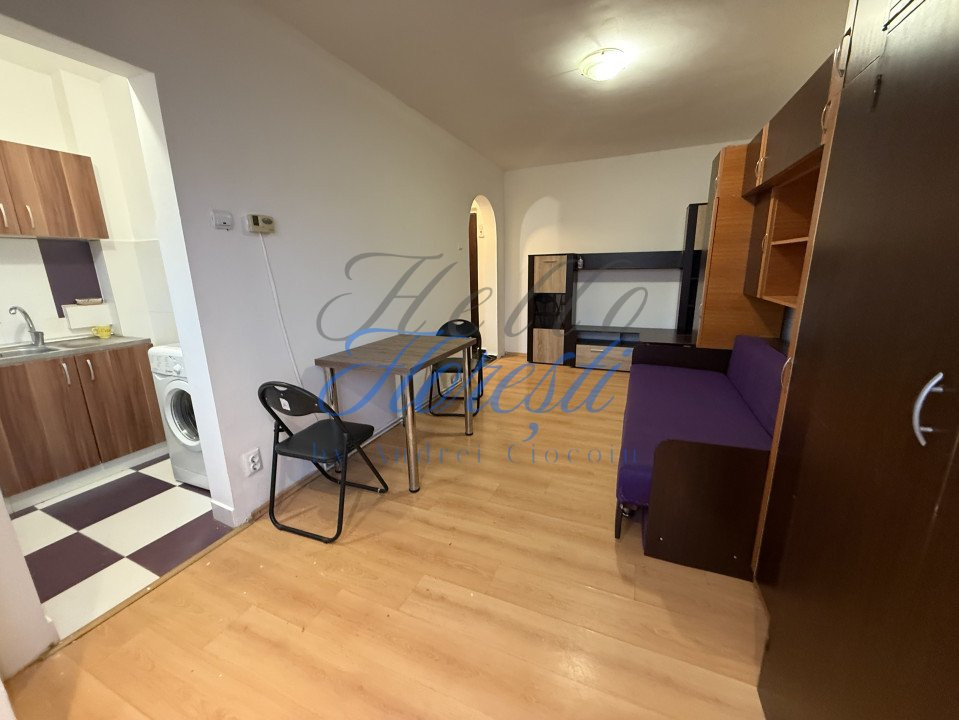 Garsonieră | Mărăști | 23 mp + Balcon 4 mp | Etaj 4