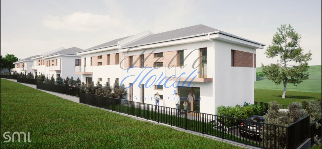 Casa tip duplex - 119,5 mp - curte 250mp - zona Terra, Floresti!