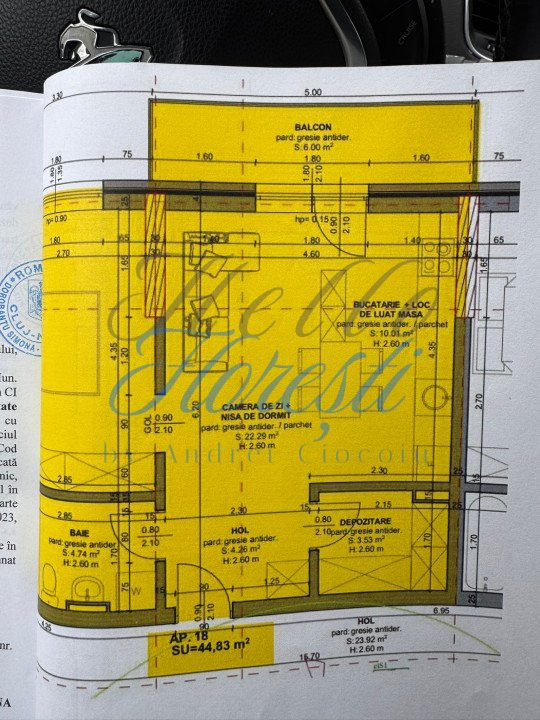 Apartament 2 camere, 44 mp, zona BETA Chinteni