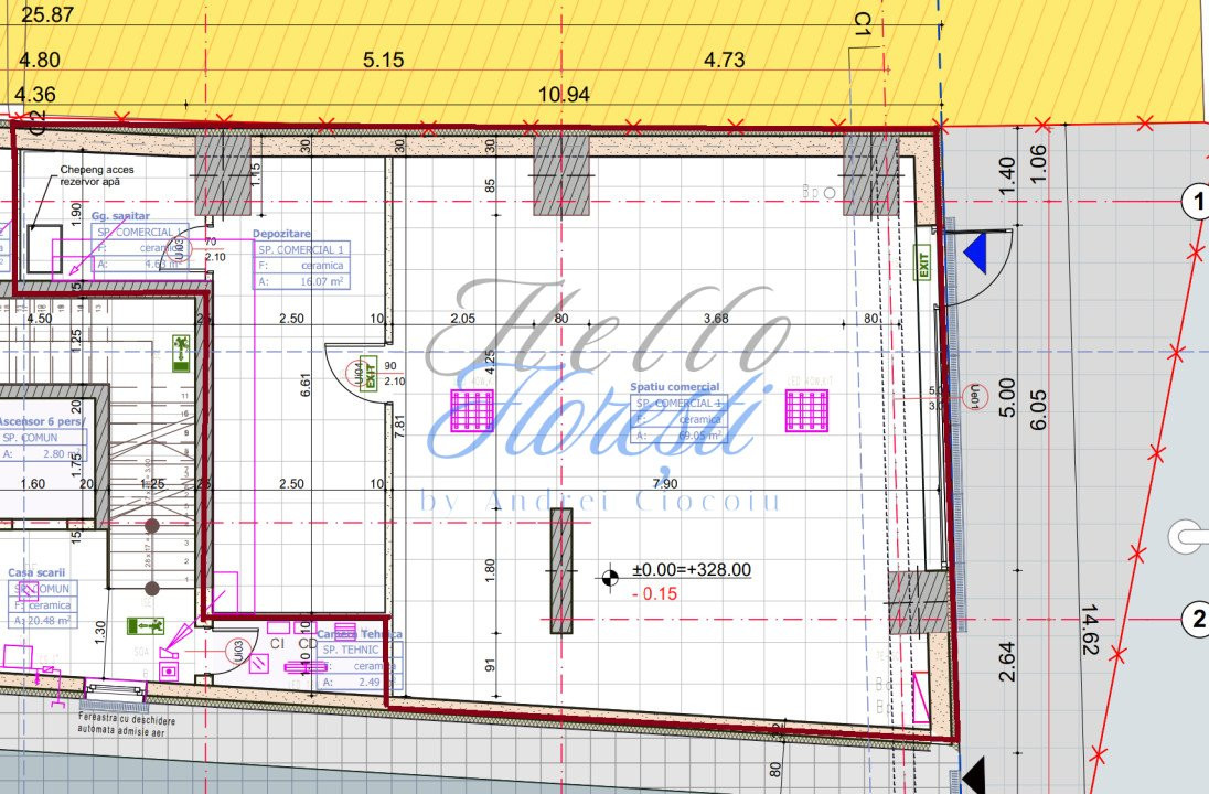 INCHIRIERE! Spatiu comercial - 89 mp utili - zona Marasti - Cluj-Napoca!