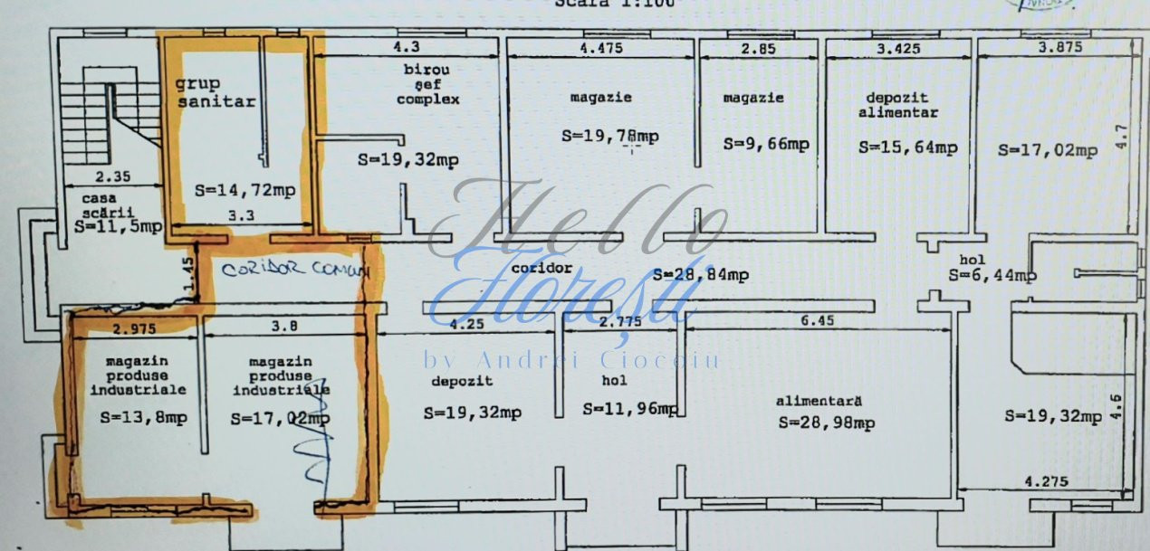 INCHIRIERE! Spatiu comercial - 45 mp utili - zona Plevnei - Cluj-Napoca!
