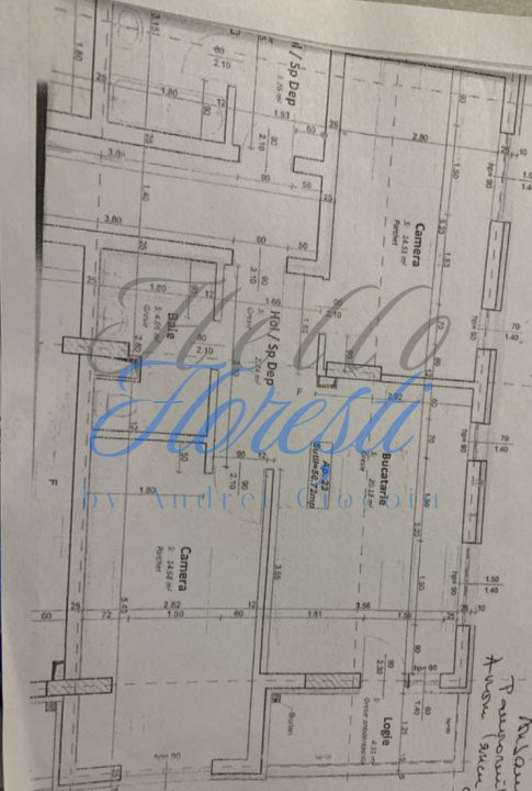 Apartament 3 camere - 57mp utili - parcare subterana - zona BMW - Floresti!