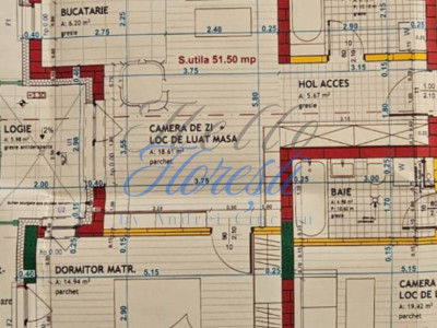 Apartament 2 camere - 51,5 mp - parcarte subterana - zona Eroilor, Floresti!
