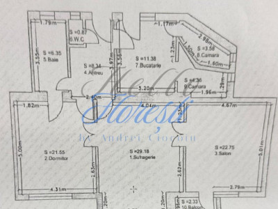 Apartament 3 camere, 108 mp, zona Piata Mihai Viteazu