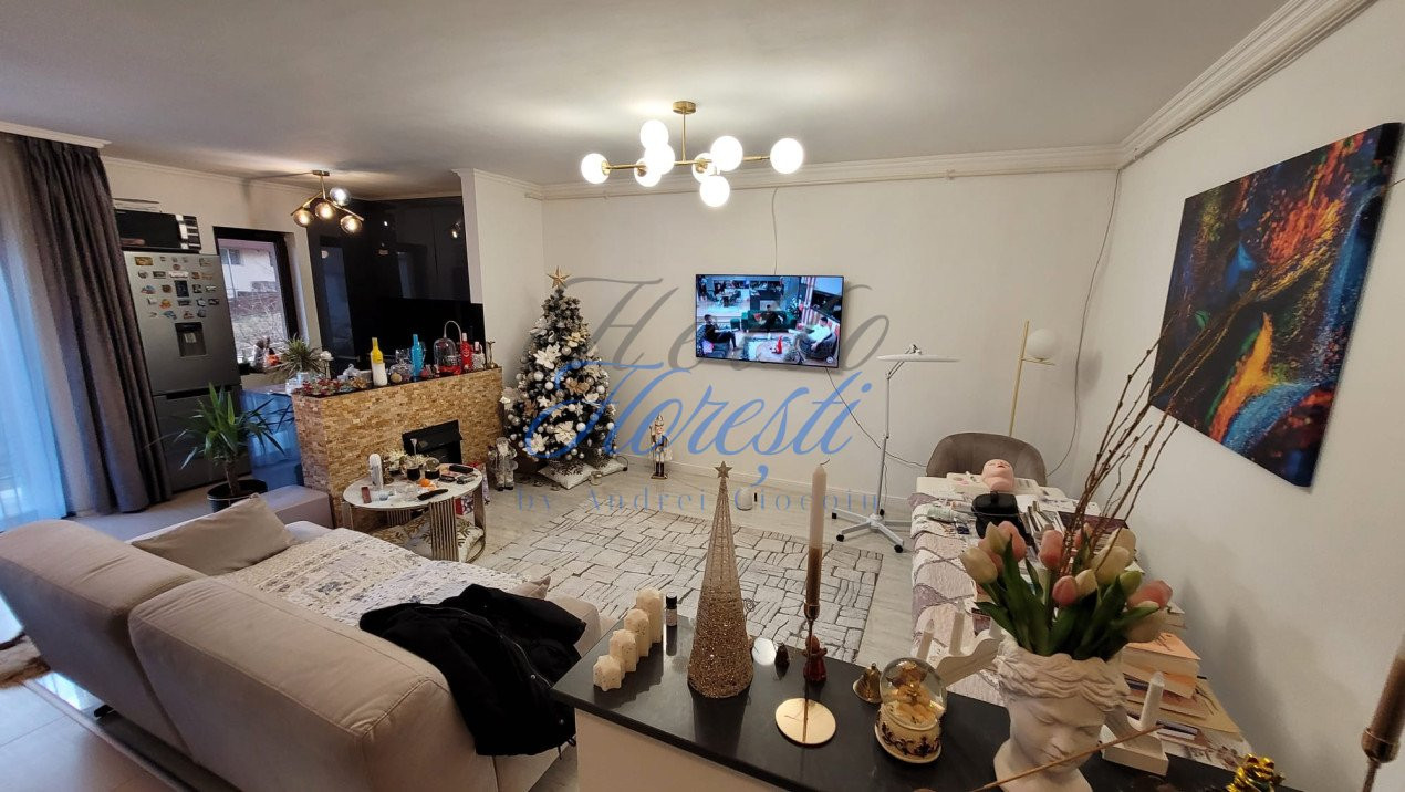 Apartament de 2 camere, 52mp, mobilat modern, parcare, zona Teilor