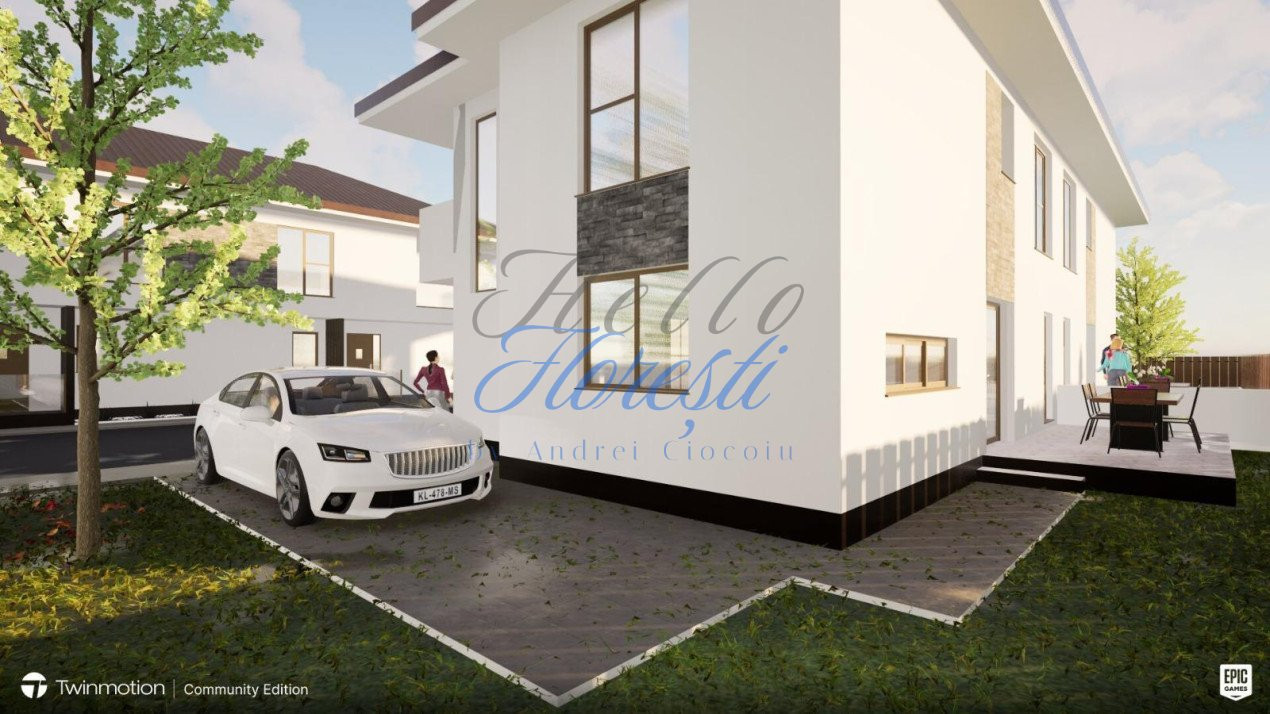 Casa tip duplex, 115 mp utili, zona rezidentiala, Muzeul Apei