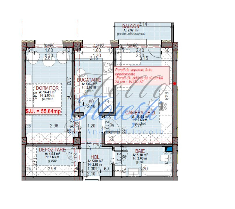 Apartament 2 camere , decomandat, zona Urusagului 