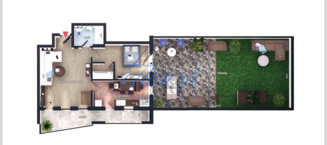 Apartament premium 2 camere, zona Valea Gârbăului 