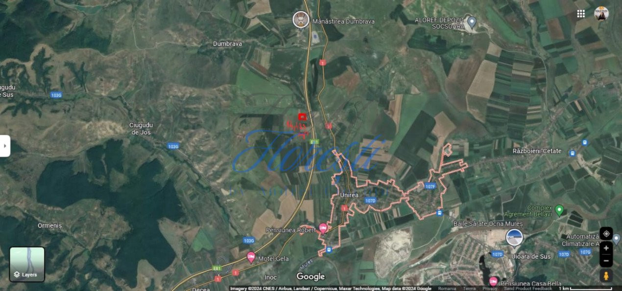 Teren extravilan 14483mp langa Autostrada Apuseni