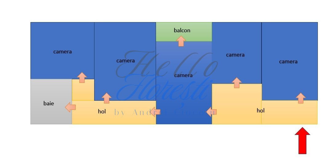 Apartament RENOVABIL de 4 camere 62mp, balcon, boxă de depozitare, Zona Mănăştur