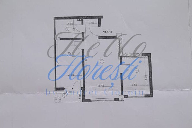 Apartament 3 camere, 52 mp, Baciu, zona Petrom