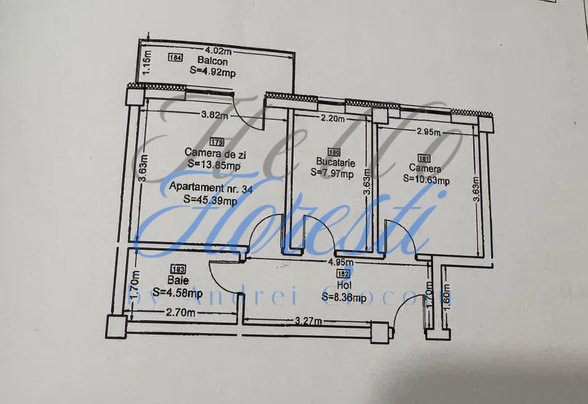 Apartament 2 camere 45mp, ultrafinisat zona Stejarului