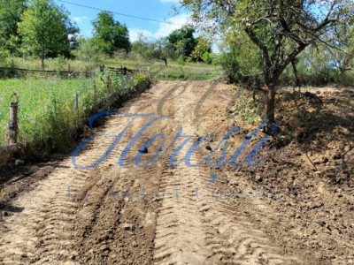 Teren intavilan, 1300 mp, front la strada, utilitati, Iara